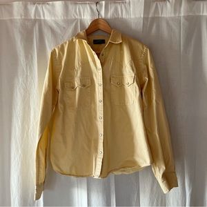 Vintage Ralph Lauren Western Pearl Button Collared Shirt